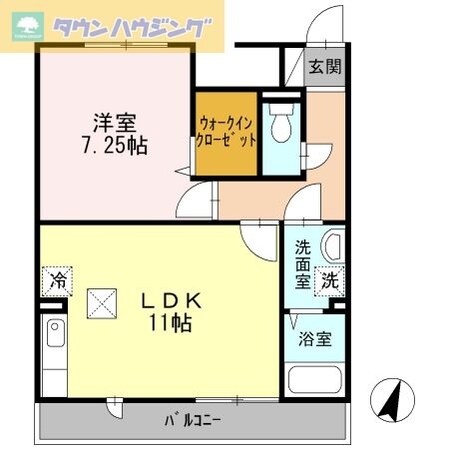 ヴェルデ神明町　の物件間取画像